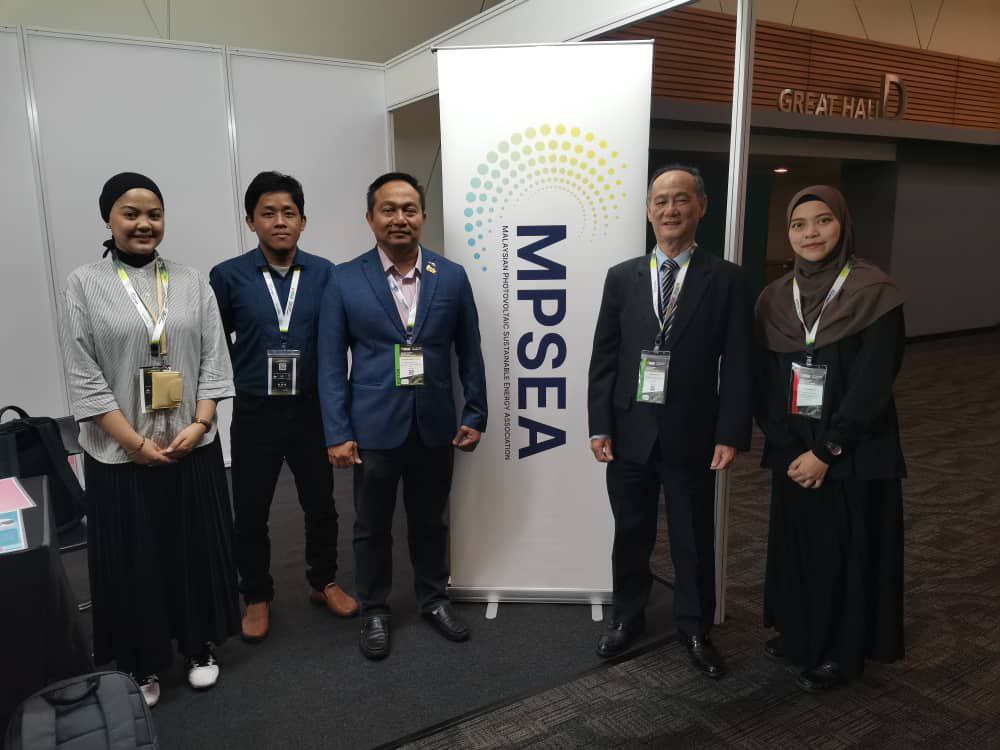 PJ Marza representatives with Sir Lawrence