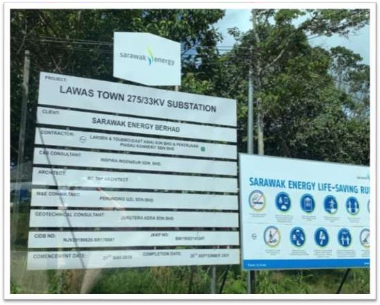 Lawas Town 275/33kV Substation